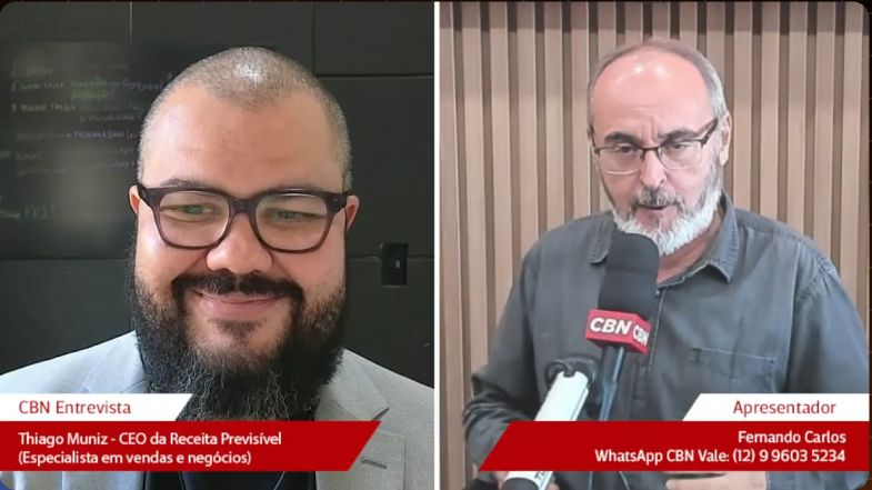 CBN — Entrevista com Thiago Muniz, CEO da Receita Previsível